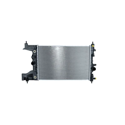 Imagem de NRF 53153 Radiador, arrefecimento do motor Alumínio 580 382 28 com sensor Aletas de refrigeração soldadas