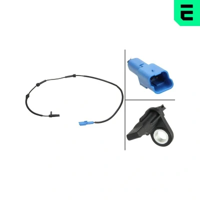 Imagem de OPTIMAL 06 S549 Sensor de ABS Eixo dianteiro, lado esquerdo, direito Hall 965 PEUGEOT: 207 Hatchback, 208 Van
