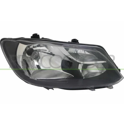 Imagem de PRASCO VG9064803 Farol Principal à direita H4 com motor de regulação do alcance dos faróis VOLKSWAGEN: Caddy 3