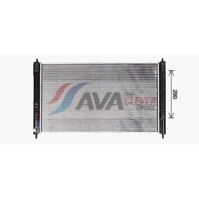 Imagem de AVA COOLING SYSTEMS MT2276 Radiador, arrefecimento do motor Alumínio 700mm 408mm 16mm sem depósito de compensação Aletas refrigeração soldadas