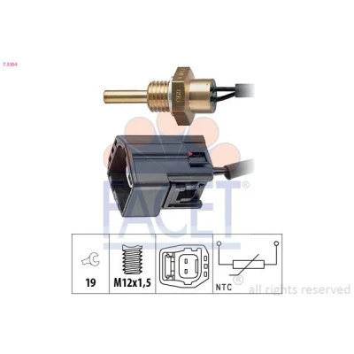 Imagem de FACET 7.3304 Sensor, temperatura do líquido de refrigeração Made in Italy OE Equivalent VOLVO: S40 I