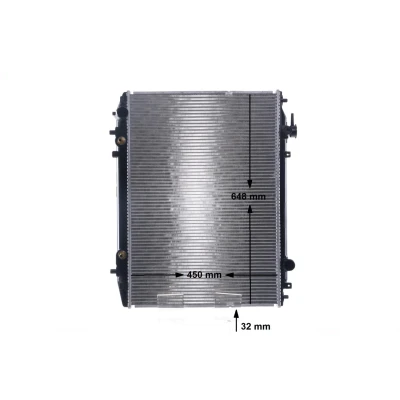 Imagem de MAHLE ORIGINAL CR 1692 000S Radiador, arrefecimento do motor 635 450 32 Aletas de refrigeração soldadas FORD: Ranger Mk2