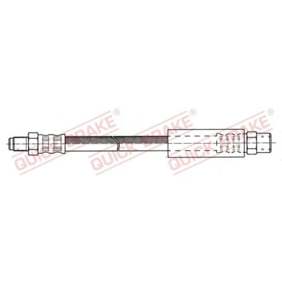 Imagem de QUICK BRAKE 32.321 Mangueira de Travão 282mm M10x1 com rosca interior, exterior AUDI: A4 B5 Sedan