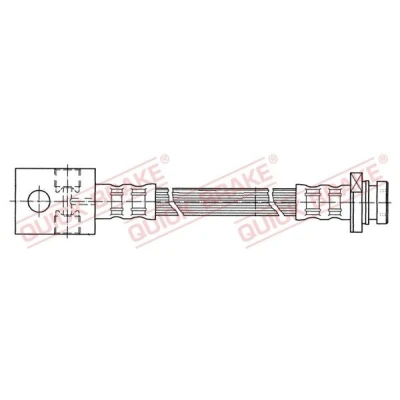 Imagem de QUICK BRAKE 60.006 Mangueira de Travão 440 NISSAN: TERRANO 2