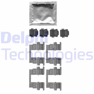 Imagem de DELPHI LX0666 Kit de acessórios, pastilhas travão CHEVROLET: Cruze Sedan