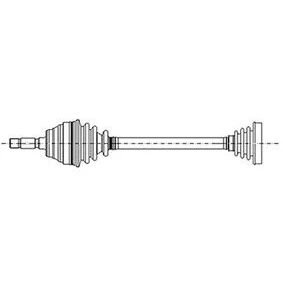 Imagem de METELLI 17 0653 Veio de transmissão 512 84,5 FIAT: Stilo Hatchback
