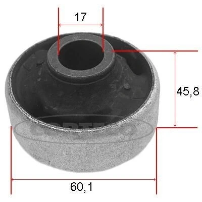Imagem de CORTECO 80000259 Casquilho de Braço Suspensão VOLKSWAGEN: Polo III Hatchback, Lupo / 3L