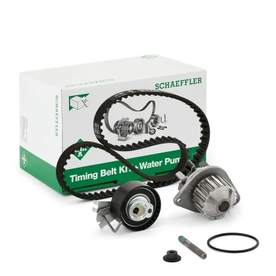 Imagem de INA 530 0334 30 bomba de Água + Kit Correia Distribuição com água CITROËN: C3 II, I Hatchback, C2 PEUGEOT: 206 Hatchback