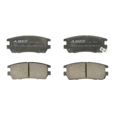 Imagem de ABE C25005ABE Jogo de pastilhas para travão disco Eixo traseiro incl. contacto aviso desgaste MITSUBISHI: Pajero 2, Sport 1 SUV