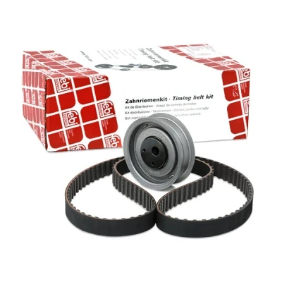 Imagem de FEBI BILSTEIN 14574 Jogo de correias dentadas 121 com perfil dentado trapezoidal incl. rolo tensão VOLKSWAGEN: GOLF 2, 3 Cabrio, endado