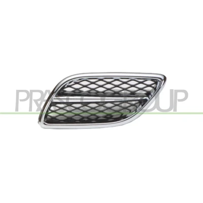 Imagem de PRASCO DS5202004 Grelha de Radiador à frente, lado esquerdo cromado crómio/negro, preto NISSAN: Primera Hatchback