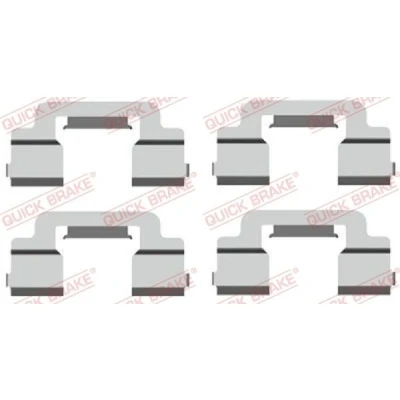 Imagem de QUICK BRAKE 109 1703 Kit de acessórios, pastilhas travão