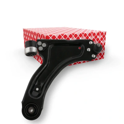 Imagem de FEBI BILSTEIN 18123 Braço de suspensão com chumaceira Eixo dianteiro, lado direito, em baixo transversal Chapa aço OPEL: Corsa C Hatchback