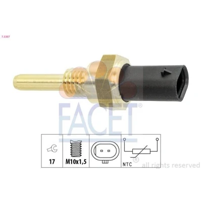 Imagem de FACET 7.3397 Sensor da Temperatura do Líquido de Refrigeração