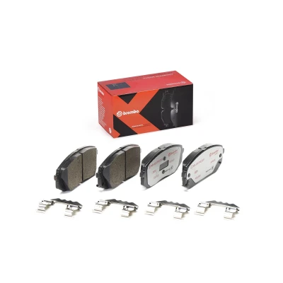 Imagem de BREMBO P 30 093X Jogo de pastilhas para travão disco com avisador sonoro desgaste chapa anti ruído acessórios HYUNDAI: Tucson