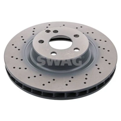 Imagem de SWAG 10 93 7725 Disco de travão Eixo dianteiro 330 32 5 112 perfurado/ventilado revestido MERCEDES BENZ: Classe E Sedan, T modell, SL Cabrio