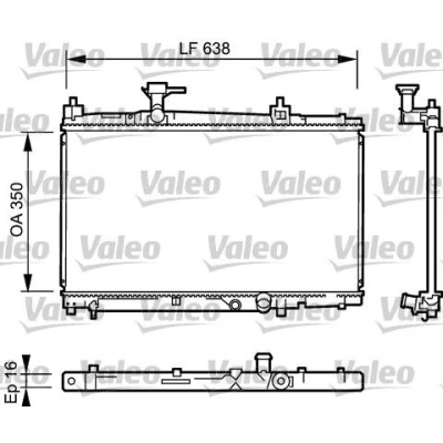 Imagem de Radiador, arrefecimento do motor VALEO 734842