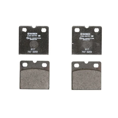 Imagem de BOSCH 0 986 494 775 Jogo de pastilhas para travão disco Baixo teor metálico JAGUAR: XJ Sedan, S Type