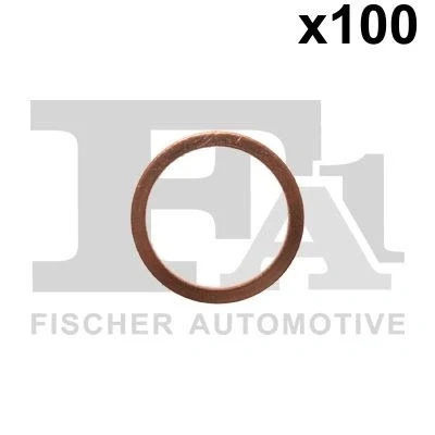 Imagem de Junta de cobre (conjunto: 100 pcs.) BORG HICO USM010 14x18