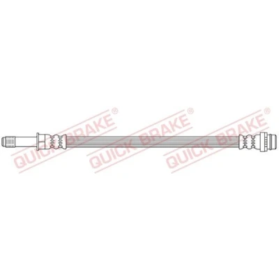 Imagem de QUICK BRAKE 37.037 Mangueira de Travão 160mm M10x1 com rosca interior, exterior FORD: Galaxy Mk2 MPV