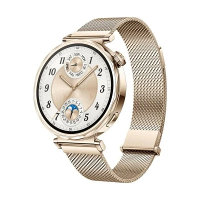Imagem de Huawei Watch GT 5 41mm Dourado (Bracelete Milanesa Em Ouro)