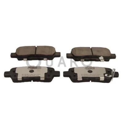 Imagem de QUARO QP7685C Jogo de pastilhas para travão disco Eixo traseiro com avisador sonoro desgaste NISSAN: Qashqai / Qashqai+2 I, 2, Juke