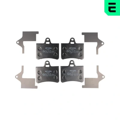 Imagem de OPTIMAL BP 83000 Jogo de pastilhas para travão disco Eixo traseiro não preparado indicador aviso desgaste CITROËN: C5 I Hatchback
