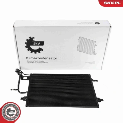 Imagem de ESEN SKV 86SKV254 Condensador sem secador Alumínio 617mm AUDI: A4 B5 Avant, Sedan