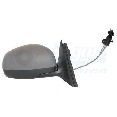 Imagem de Espelho retrovisor Van Wezel 7627804 à direita com subcapa completo, convexo, ajustável pelo interior, ajuste: por cabo de aço SKODA: Fabia 2