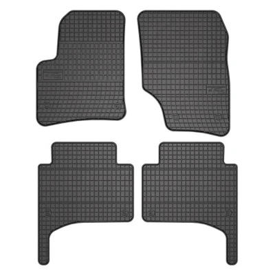 Imagem de FROGUM 546320 Conjunto de tapete chão Borracha à frente e atrás 4 preto medida VOLKSWAGEN: Touareg I