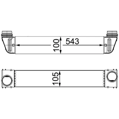 Imagem de MAHLE ORIGINAL CI 189 000S Intercooler