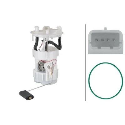 Imagem de HELLA 8TF 358 106 801 Unidade de alimentação combustível com junta, sensor nível elétrico RENAULT: MEGANE 2