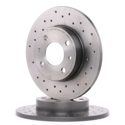 Imagem de BREMBO XTRA LINE 08.5085.1X Disco de travão 240 11 4 cheio, perfurado revestido com parafusos FIAT: Seicento / 600 Hatchback, 500 Hatchback
