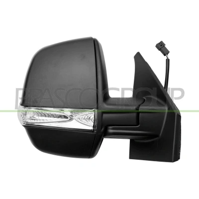 Imagem de Espelho retrovisor Prasco FT9107133 à direita preto manual ajustável pelo interior FIAT: Doblo II Van / Carrinha