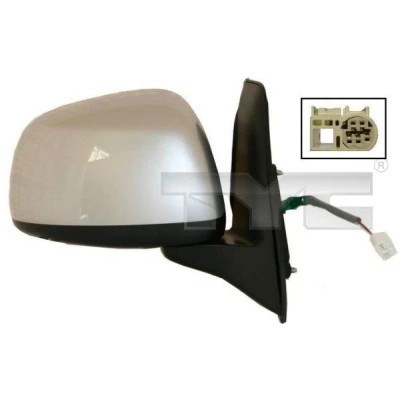Imagem de Espelho retrovisor Tyc 335 0013 à direita com subcapa para regulação eléctrica dos espelhos, convexo
