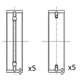 Imagem de FAI AutoParts BM1003 STD Chumaceira da cambota HYUNDAI: H 1 Van, GALLOPER 2, / Starex MPV, MITSUBISHI: PAJERO L300 Delica III Van