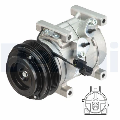 Imagem de DELPHI CS20551 Compressor 10S11 PAG 46 com junta orbital variável