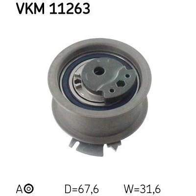 Imagem de SKF VKM 11263 Rolo tensor, correia dentada VOLKSWAGEN: Scirocco III