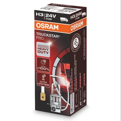 Imagem de OSRAM 64156TSP Lâmpada, farol de longo alcance H3 24V 70W 3200K Halogéneo IVECO: DAILY 2 Kasten/Kombi