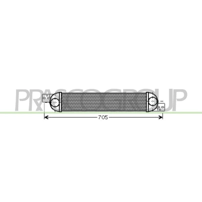 Imagem de PRASCO OP352N001 Intercooler OPEL: Meriva A