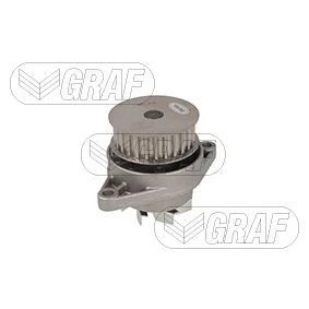 Imagem de GRAF PA765 Bomba de água 27 com retentor mecânico Chapa aço 67,288 para accionamento da correia dentada VOLKSWAGEN: Golf 4, Polo III Hatchback