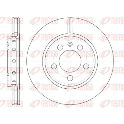 Imagem de REMSA 6646.10 Disco de travão Eixo traseiro 256, 256 21,9 5 ventilado VOLKSWAGEN: Golf 4, 5, Bora Sedan, AUDI: A3 Hatchback, TT Coupe