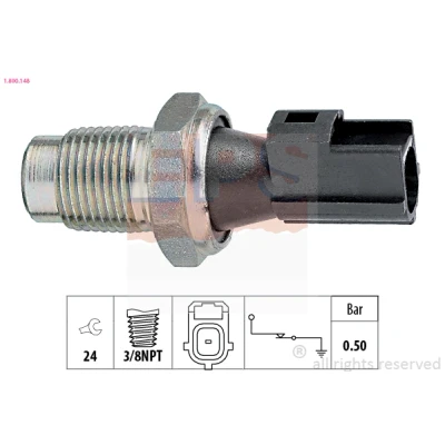 Imagem de EPS 1.800.148 Sensor Pressão do Óleo 3/8NPT 0,5bar Made in Italy OE Equivalent JAGUAR: XF Sedan