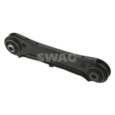Imagem de SWAG 20 93 6402 Braço de suspensão com chumaceira Eixo traseiro direito, em cima, à frente transversal Chapa aço BMW: 3 Touring, 1 Hatchback