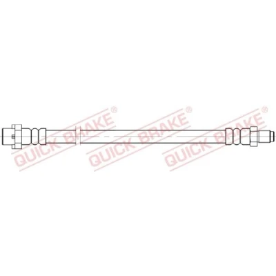 Imagem de QUICK BRAKE 37.044 Mangueira de Travão 208 M10x1