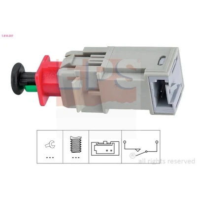 Imagem de EPS 1.810.207 Interruptor, comando da embraiagem (regulador velocidade) Made in Italy OE Equivalent OPEL: Vectra C Caravan, Corsa С Van