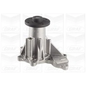 Imagem de GRAF PA1066 Bomba de água com junta mecânico Chapa aço para accionamento da correia trapezoidal estriada NISSAN: Pathfinder 3, NP300 Navara Pick up