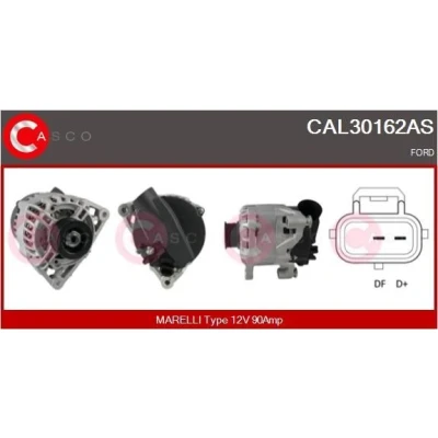 Imagem de CASCO CAL14114AS Alternador 12V 80A FORD: FIESTA 5, MAZDA: 2 Hatchback