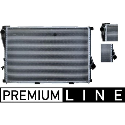 Imagem de MAHLE ORIGINAL CR 296 000P Radiador, arrefecimento do motor BMW: 5 Sedan, Touring, 7