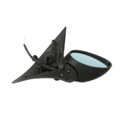 Imagem de Espelho retrovisor Tyc 301 0021 à direita preto convexo, tom azul, aquecível, com sensor de temeperatura, para regulação eléctrica dos espelhos